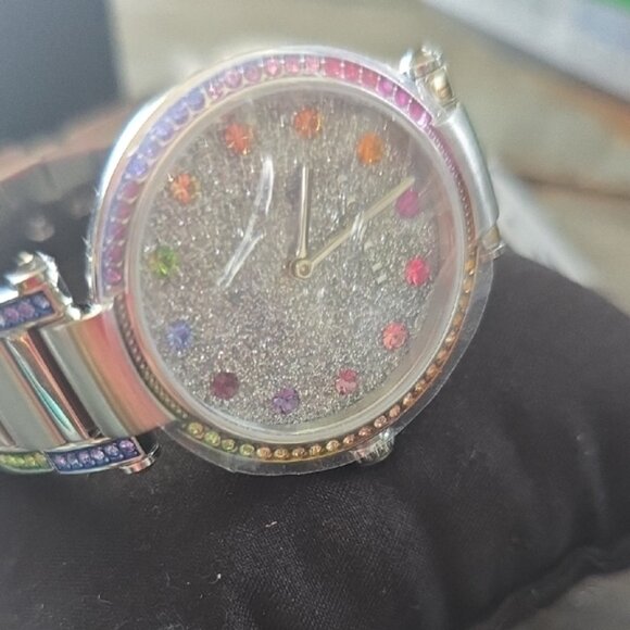 Coach Silver Watch with Sparkling Face and Metallic Band main image 5